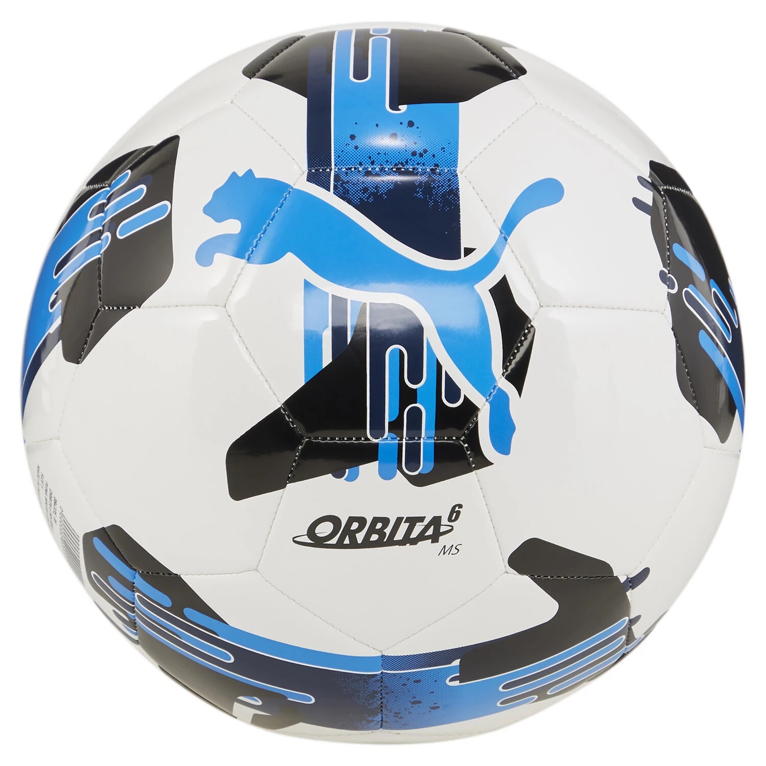 PELOTA N° 5 COLOR AZUL CON BLANCO Y NEGRO PUMA