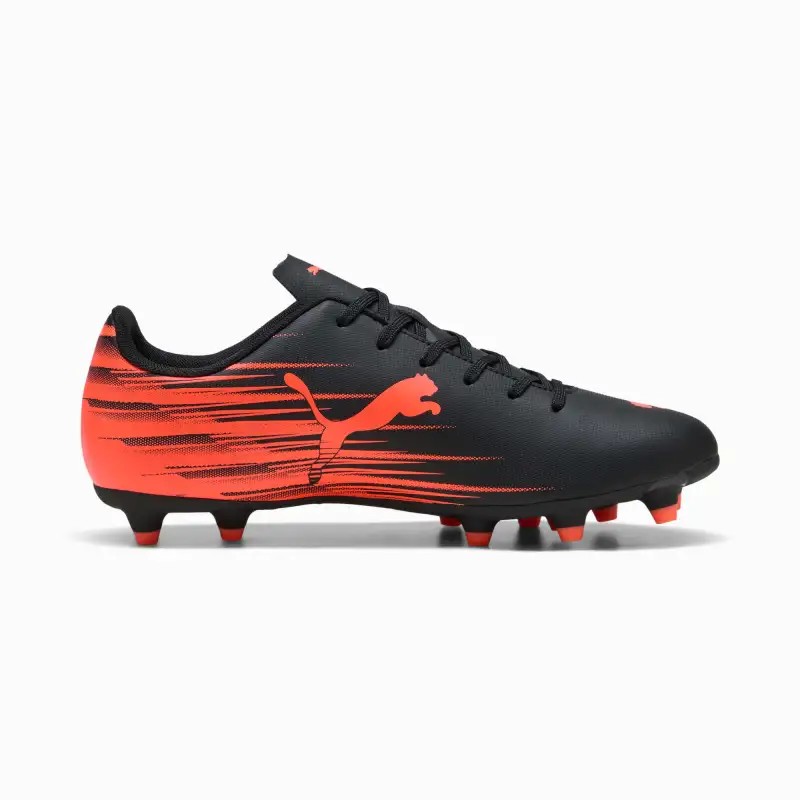BOTIN CABALLERO COLOR NEGRO CON ROJO PUMA