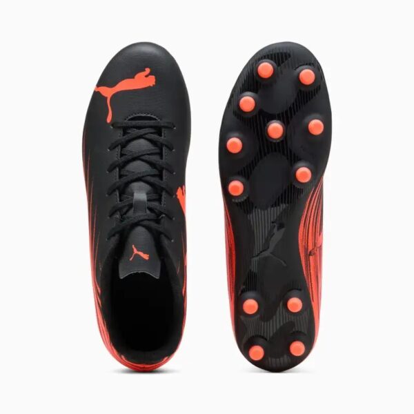 BOTIN CABALLERO COLOR NEGRO CON ROJO PUMA