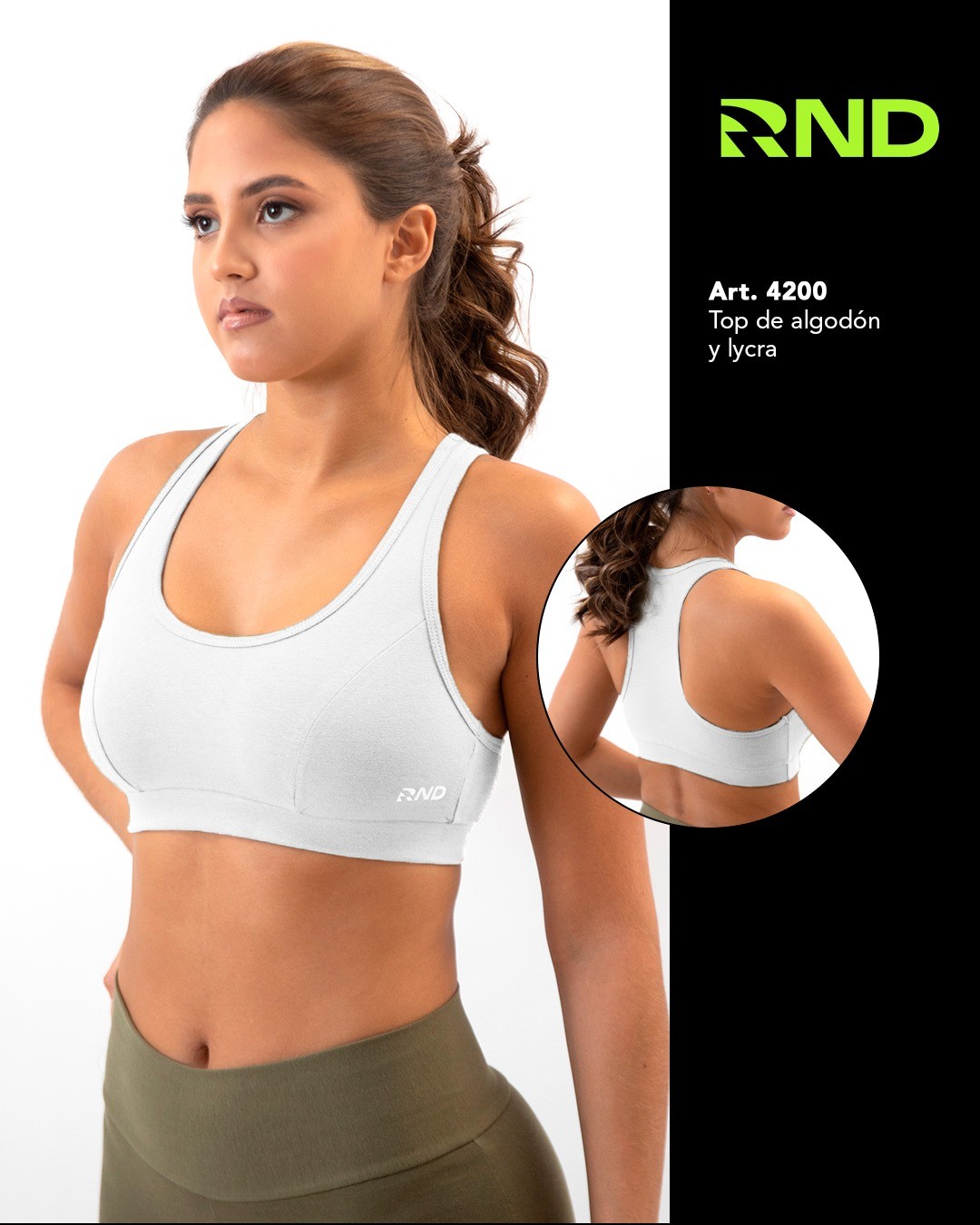 TOP DAMA BLANCO RONDINA