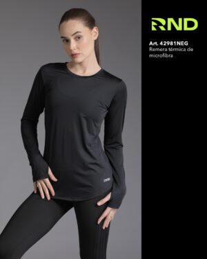 RD42981NEG REMERA M/L DRIFIT NEGRO RONDINA