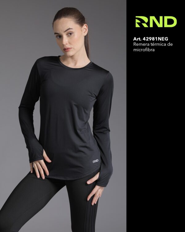REMERA M/L DRIFIT NEGRO RONDINA