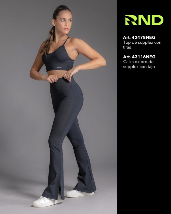 CALZA LARGA SUPLEX OXFORD DAMA NEGRO RONDINA