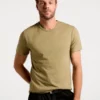 REMERA BASICA ALGODON CABALLERO VERDE HERING