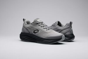CALZADO RUNNING CABALLERO GRIS C/ NEGRO LOTTO