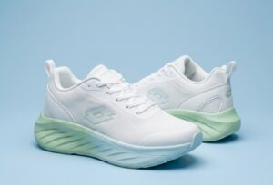 CALZADO RUNNING DAMA BLANCO C/ VERDE LOTTO