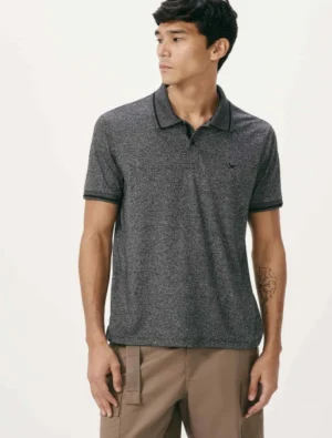 3M241AEN-1 REMERA POLO CABALLERO GRIS MATIZADO HERING