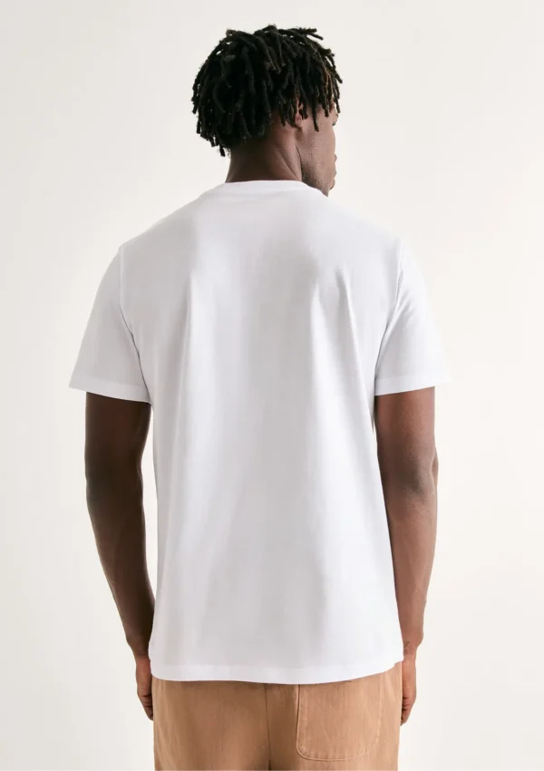 REMERA BASICA ALGODON CABALLERO BLANCO HERING