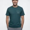 4F8730KEN-1 REMERA BASICA C/ DISEÑO VERDE HERING