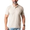 REMERA POLO CABALLERO ESTAMPADO COLOR KAKI IBR FASHION