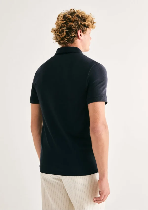 REMERA POLO CABALLERO AZUL MARINO HERING