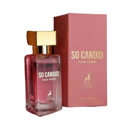 SOCANDIDPOURFEMME PERFUME SO CANDID POUR FEMME EDP 30 ML DAMA MAISON ALHAMBRA