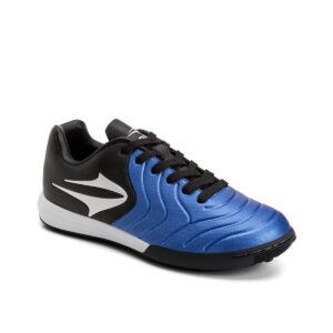 A50271-1 CALZADO FÚTBOL SOCIETY JUNIOR COLOR AZUL CON NEGRO TOPPER