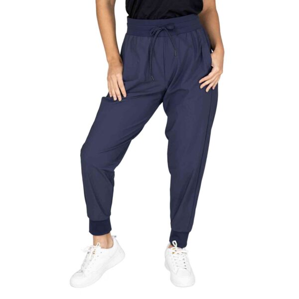 EV16HEL183-1 PANTALÓN JOGGER IMPERMEABLE DAMA COLOR AZUL MARINO EVERLAST
