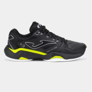 CALZADO PÁDEL CABALLERO MASTER 1000 MEN 25 CLAY COLOR NEGRO CON AMARILLO JOMA