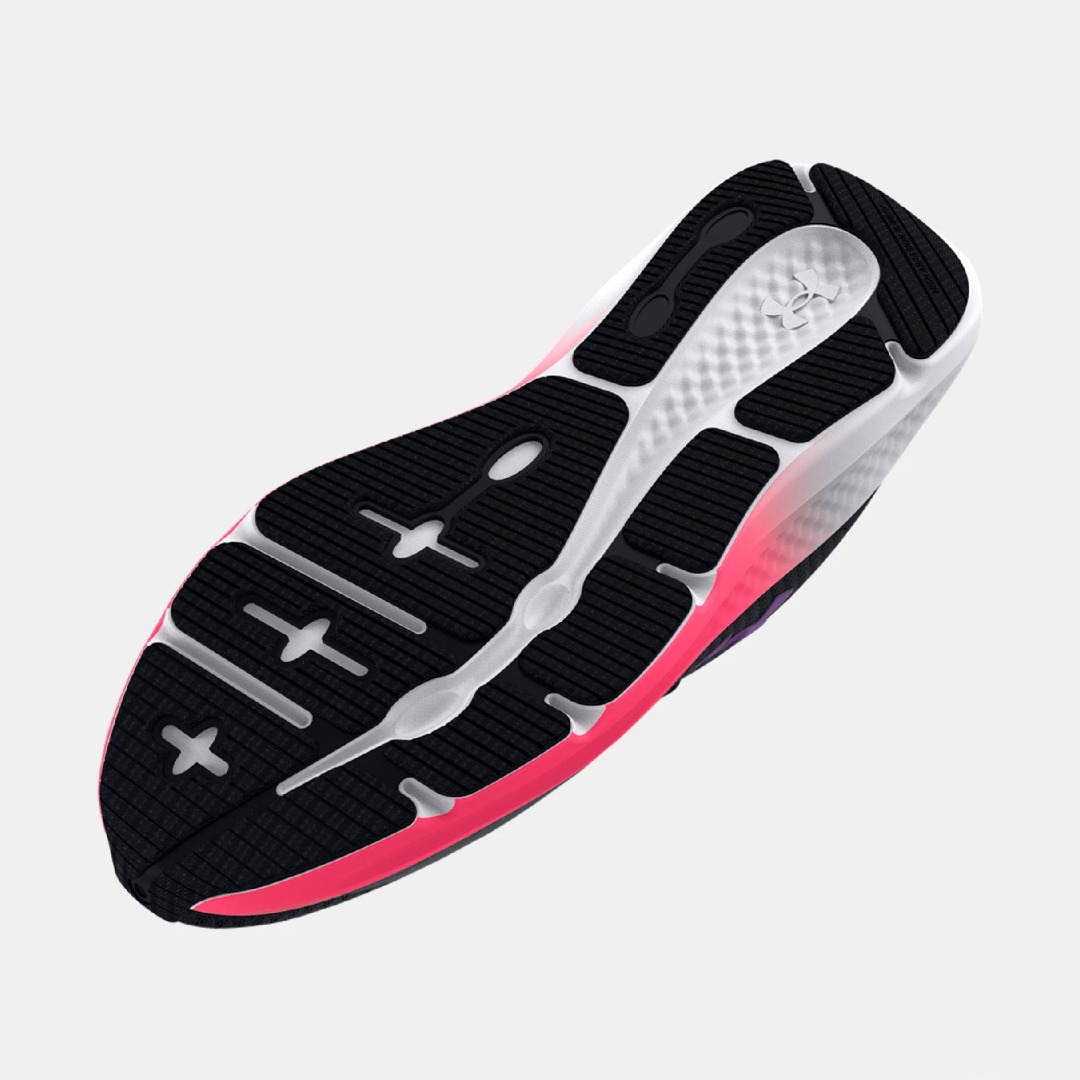 UNDER ARMOUR UA CHARGED PURSUIT 3 MUJER NEGRO, ROSA Y VIOLETA - Imagen 3