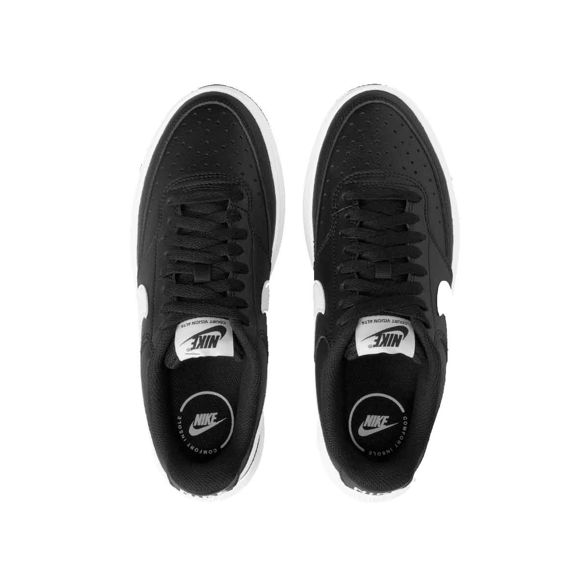 NIKE COURT VISION ALTA LTR MUJER NEGRO Y BLANCO - Imagen 3