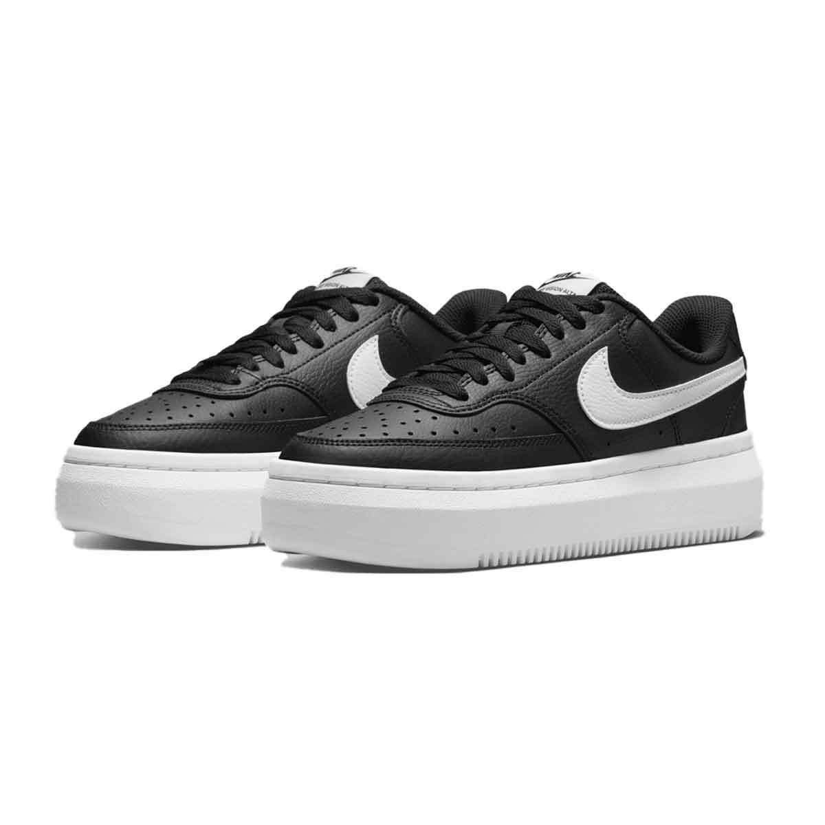 NIKE COURT VISION ALTA LTR MUJER NEGRO Y BLANCO - Imagen 4