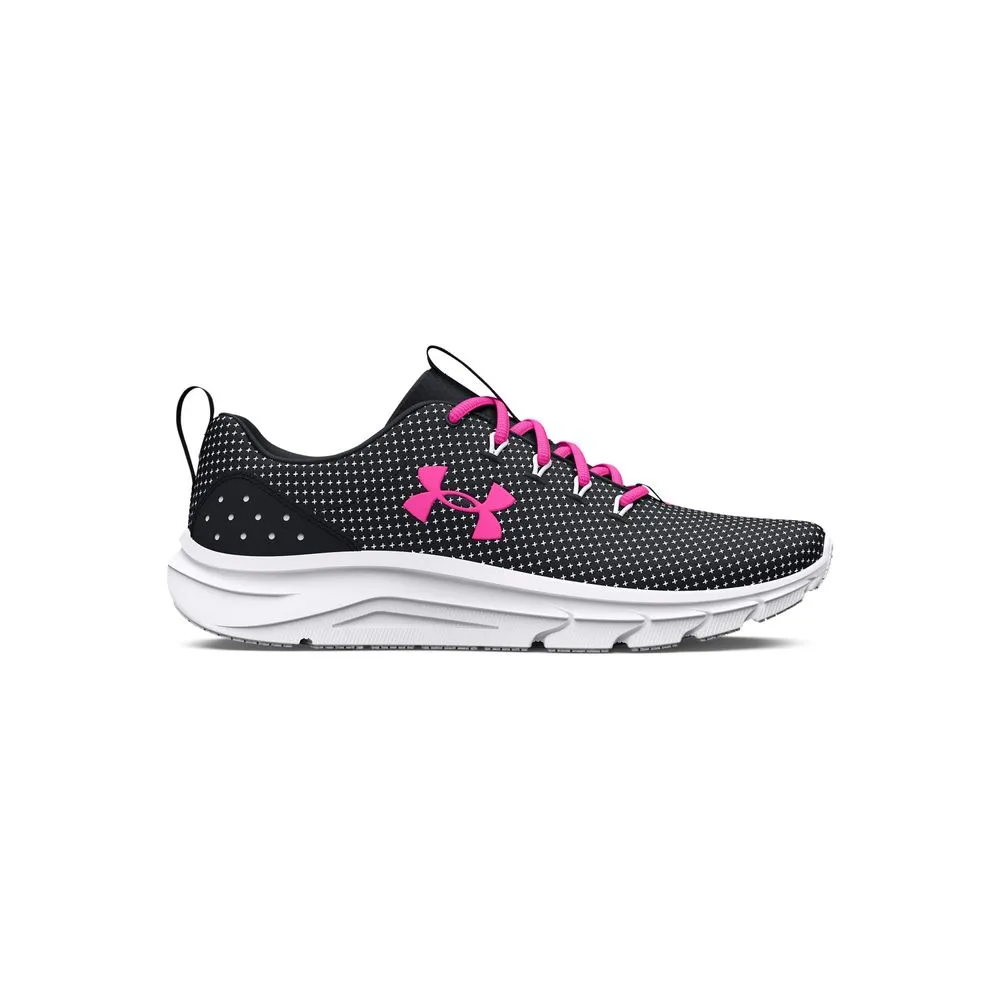 UNDER ARMOUR UA PHADE RN 2 MUJER NEGRO Y ROSA