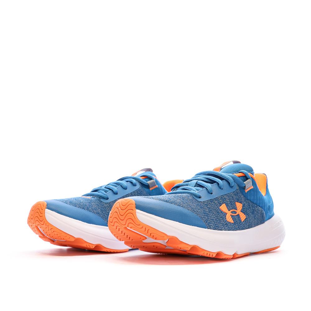 UNDER ARMOUR UA CHARGED REVITALIZE SPORTSTYLE JUVENIL AZUL Y NARANJA - Imagen 3