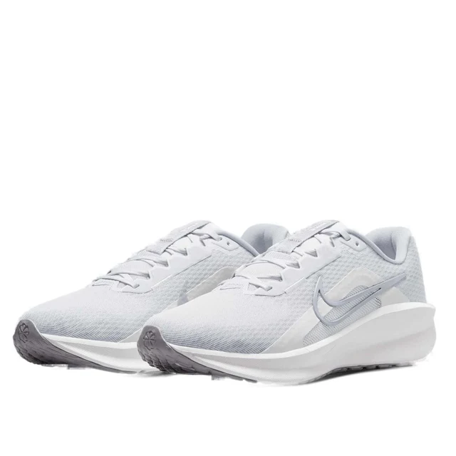 NIKE DOWNSHIFTER 13 CABALLERO GRIS Y BLANCO - Imagen 5