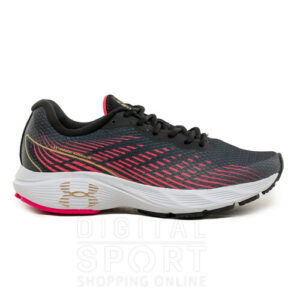 UNDER ARMOUR CHARGED LEVITY MUJER GRIS Y ROSA