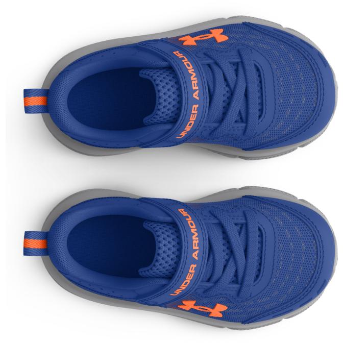 UNDER ARMOUR ASSERT 10 AC TD INFANTIL AZUL, GRIS Y NARANJA - Imagen 4