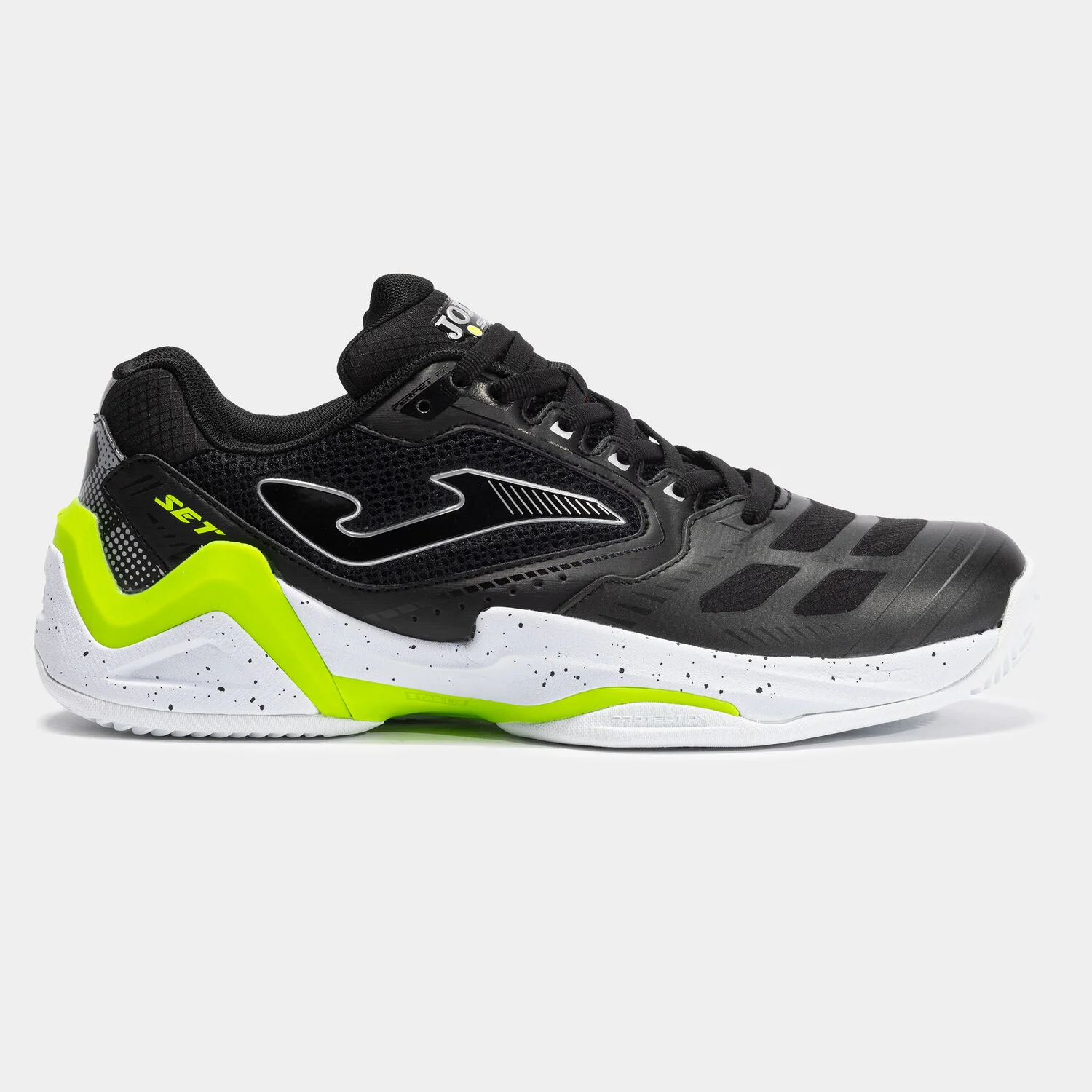 JOMA SET MEN 25 CLAY CABALLERO NEGRO Y VERDE