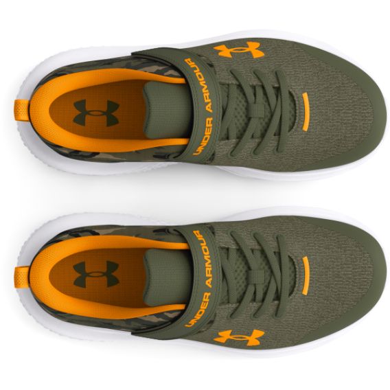 UNDER ARMOUR BPS REVITALIZE PRINT AC INFANTIL VERDE CAMUFLADO Y NARANJA - Imagen 4