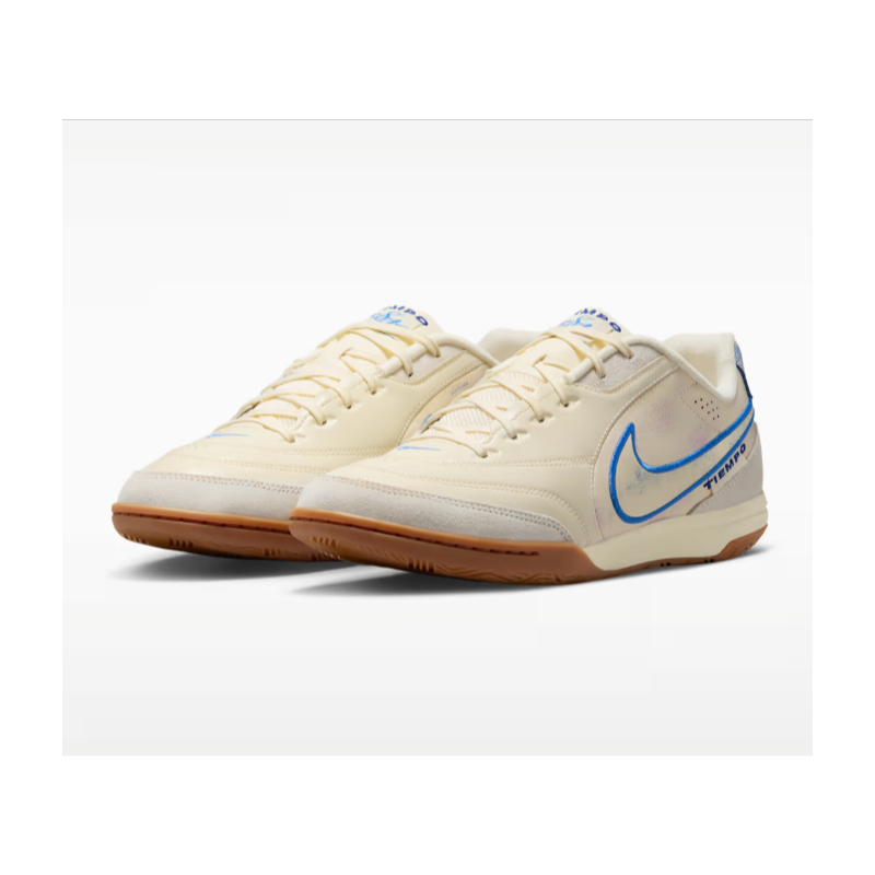 NIKE TIEMPO STREETGATO PRM CABALLERO CREMA, MARRÓN Y AZUL - Imagen 6